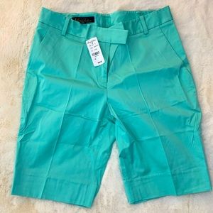 Teal Brooks Brothers golf shorts